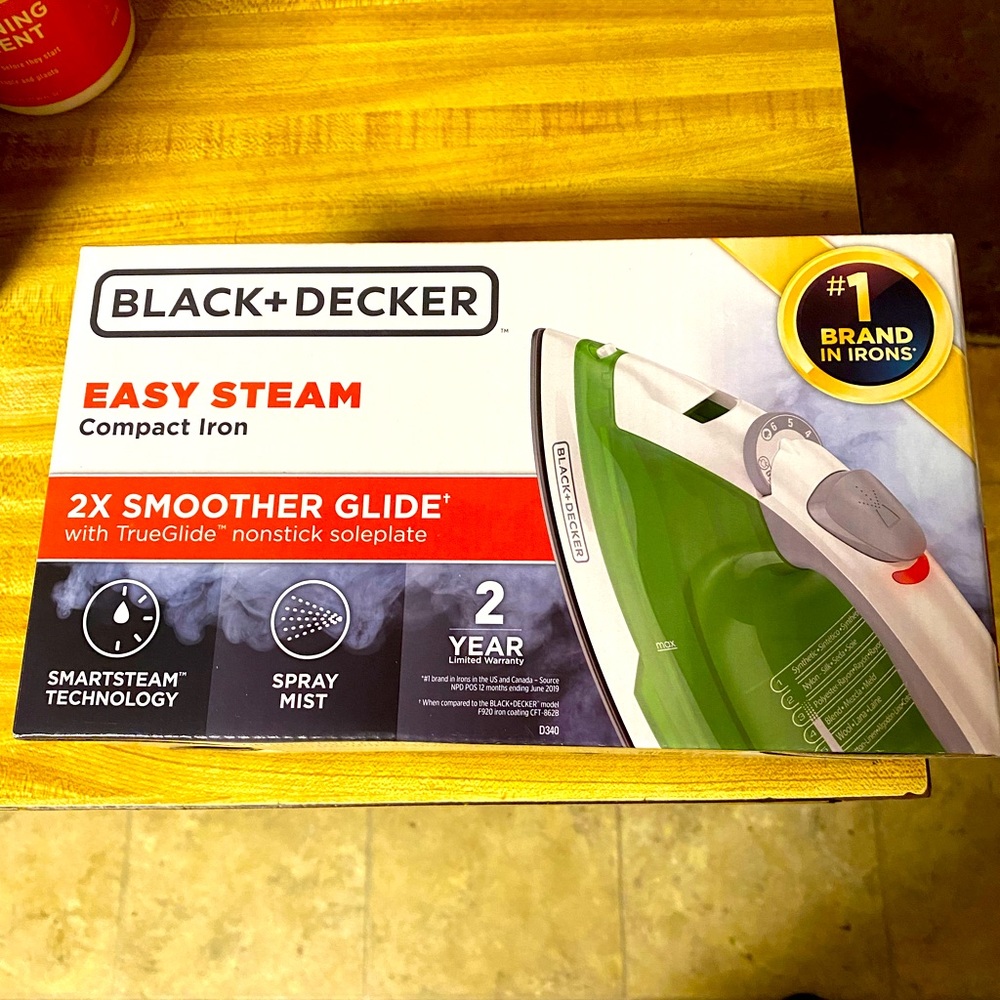 Brand new steam iron